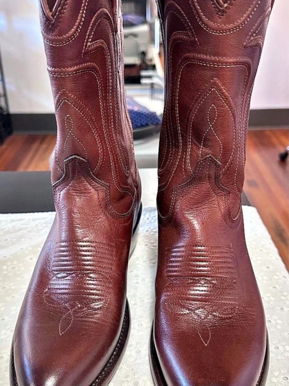 Tecovas The Jamie Western Heeled Boots in Brown